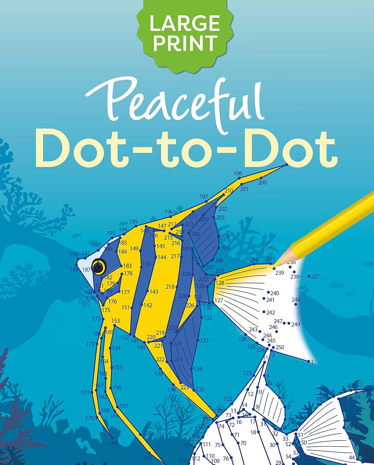 Large Print Peaceful Dot-to-dot