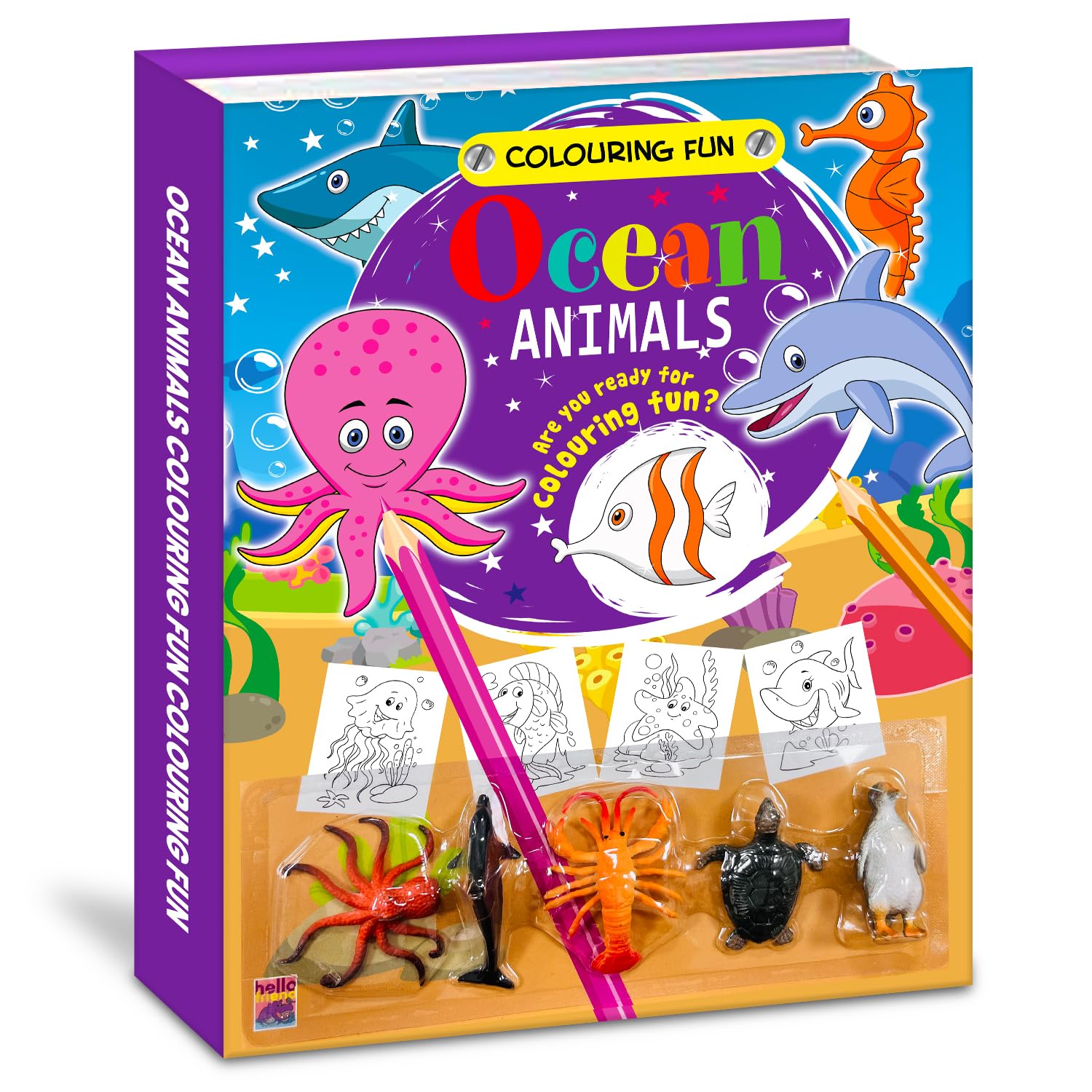 Colouring Fun: Ocean Animals