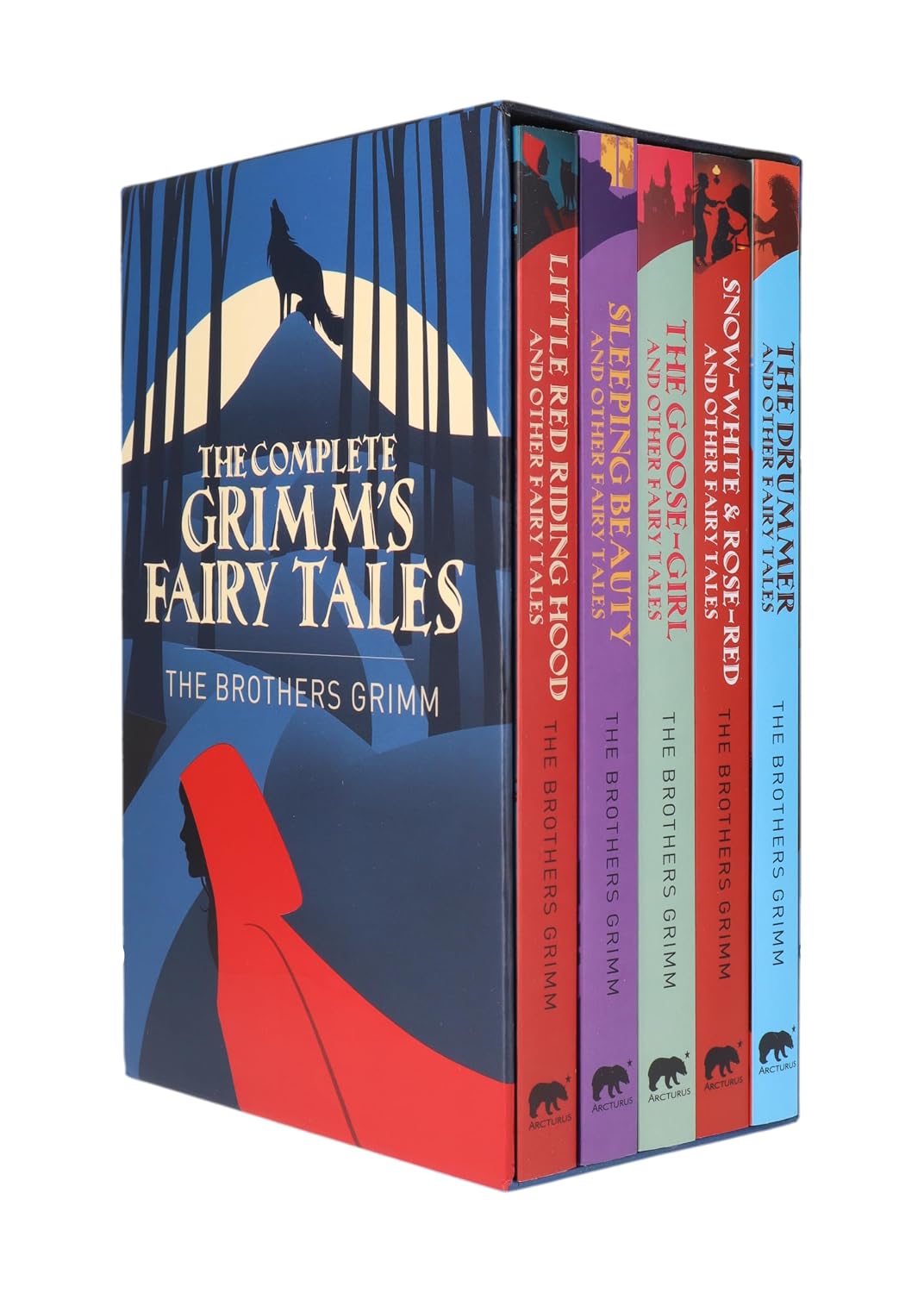 The Complete Grimm's Fairy Tales: 5-book Paperback Boxed Set (arcturus Classic Collections)