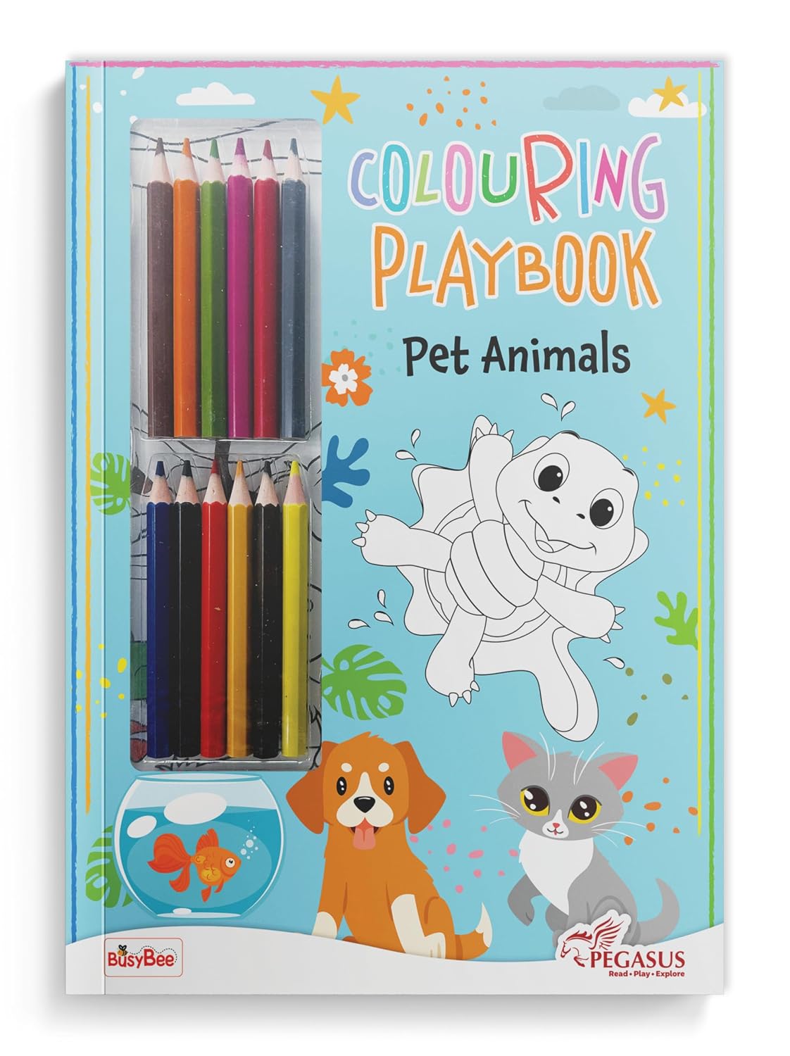 Coloring Play Book: Pet Animals