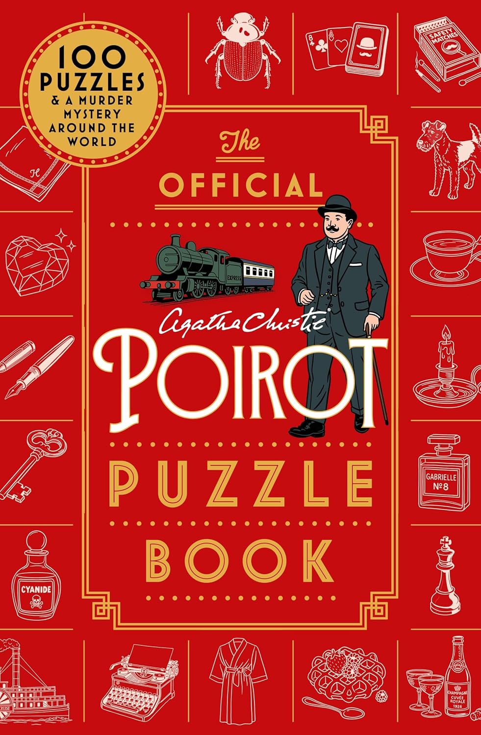 Official Poirot Puzzle Book: Put Your Little Grey Cells to the Ultimate Test This Christmas