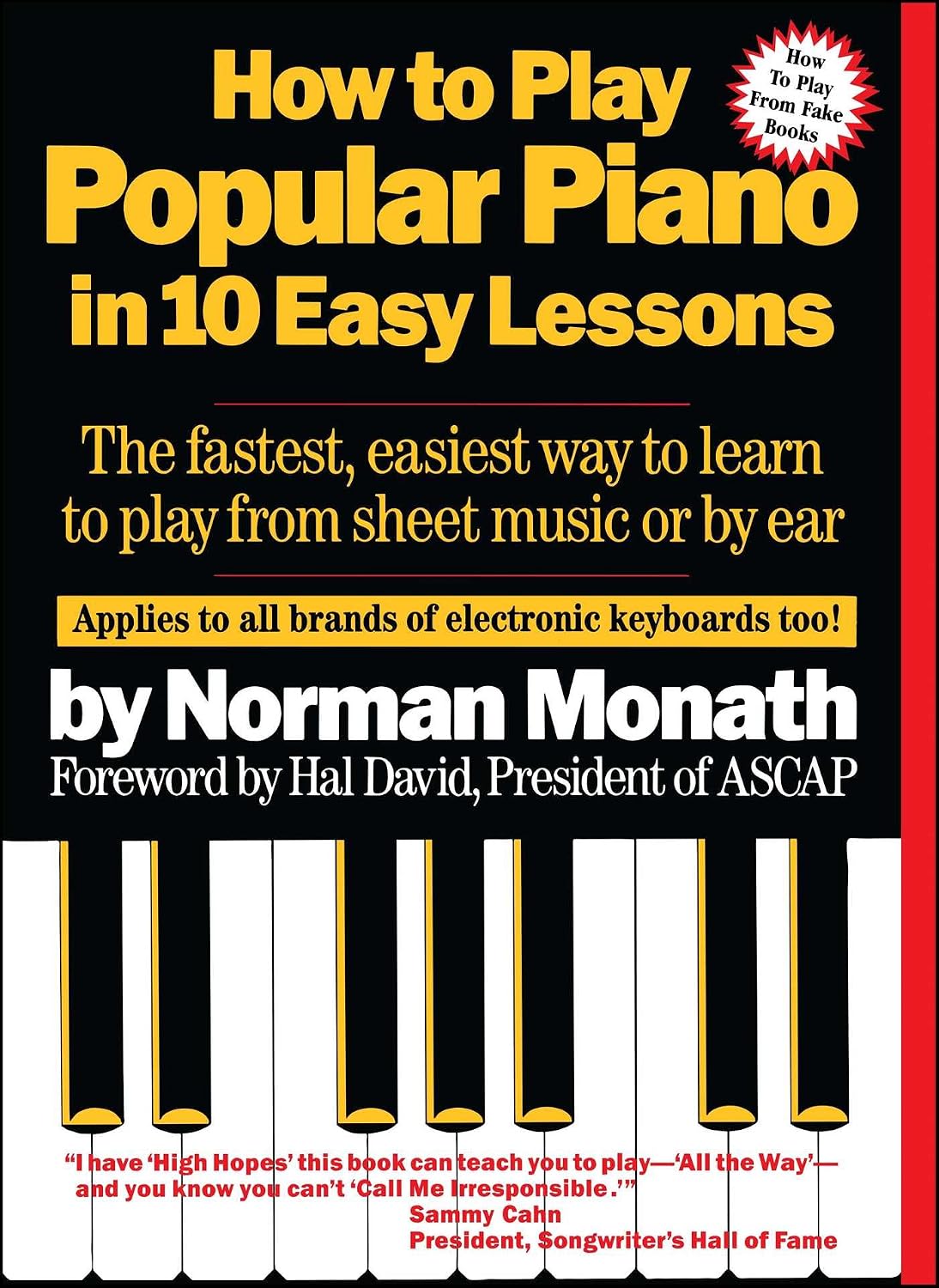 How to play popular piano in 10 easy lessons