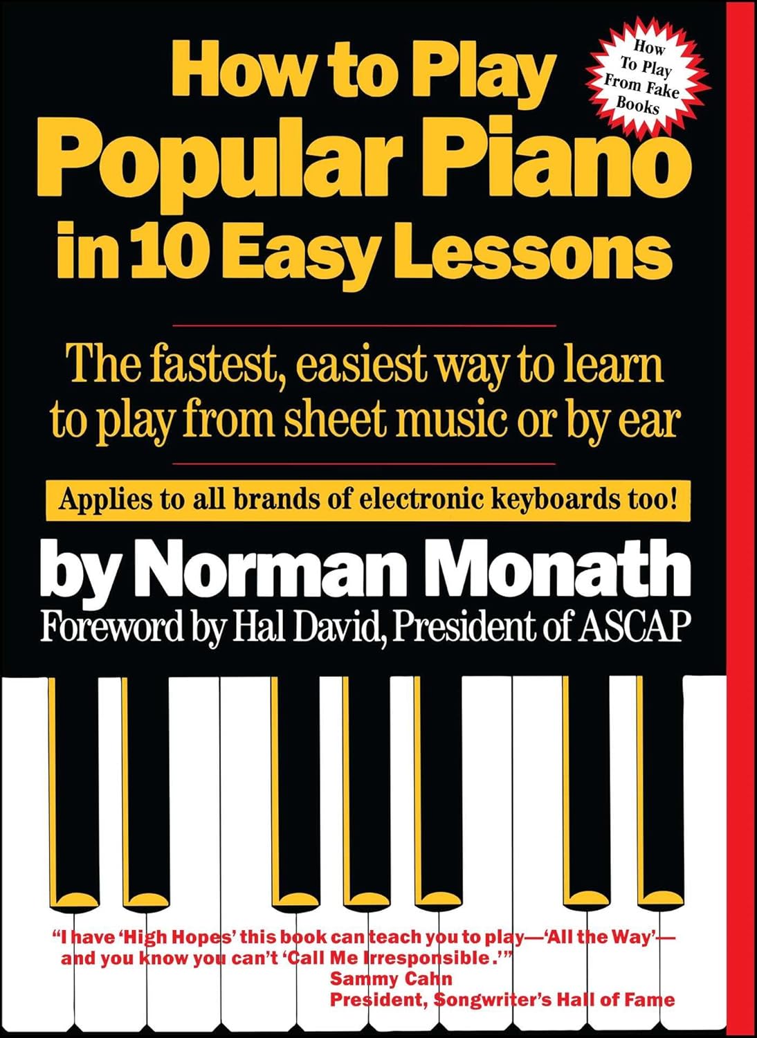 How to play popular piano in 10 easy lessons