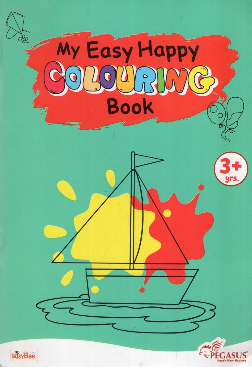My Easy Jumbo Colouring Book: 80 Big Pictures to Colour