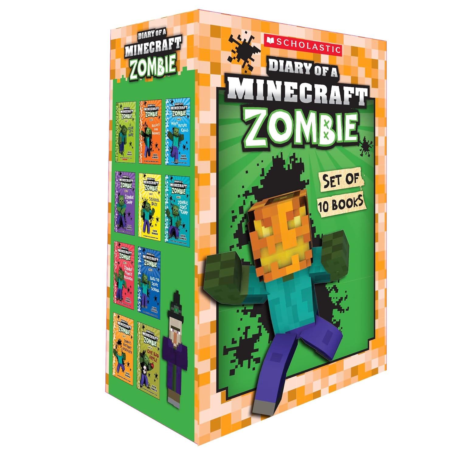 Diary of a Minecraft Zombie Box Set (books 1 to 10)