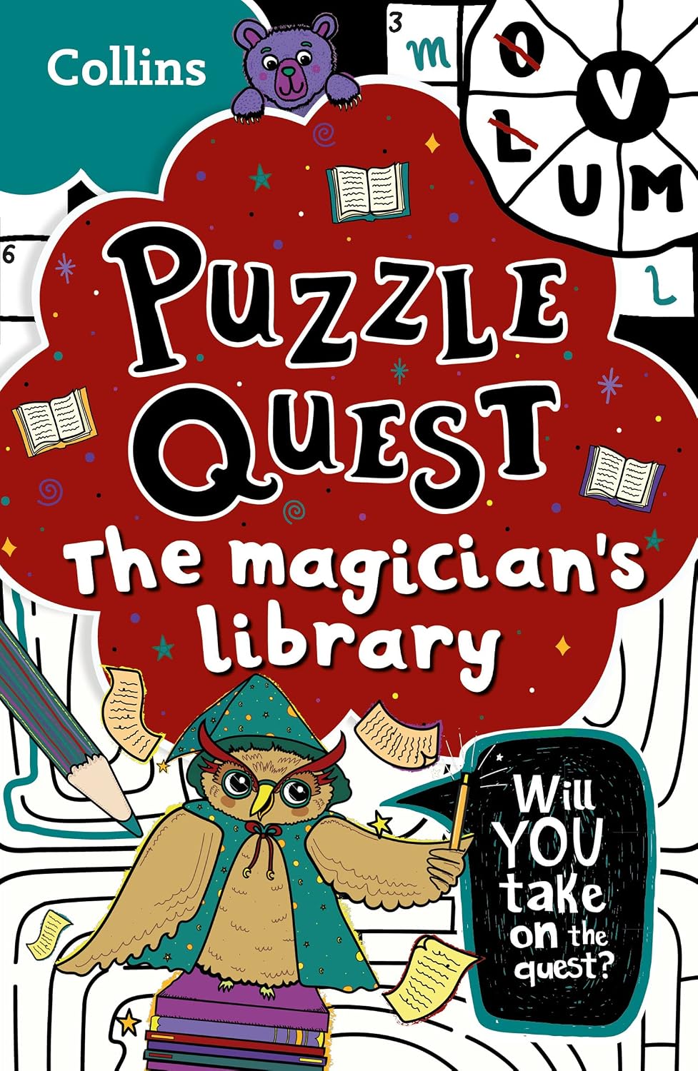 Puzzle Quest the Magician's Library: Solve More Than 100 Puzzles in This Adventure Story for Kids Aged 7+