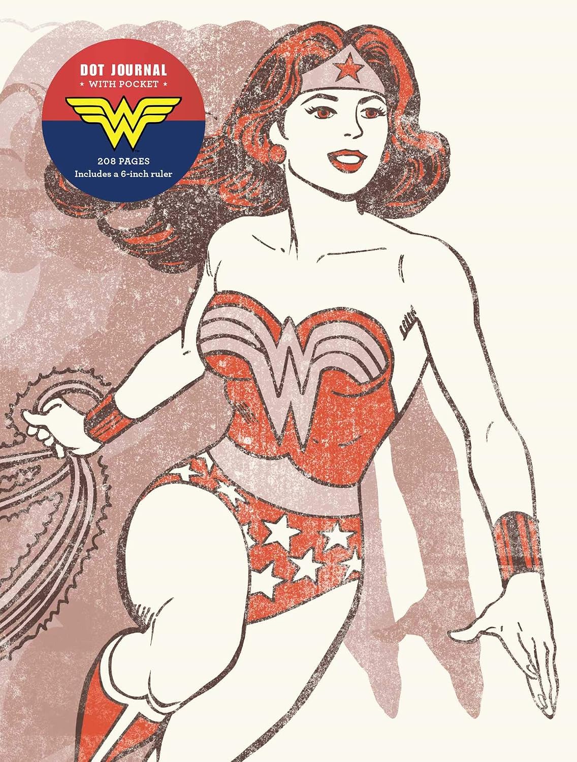 Dc Comics: Vintage Wonder Woman Dot Journal