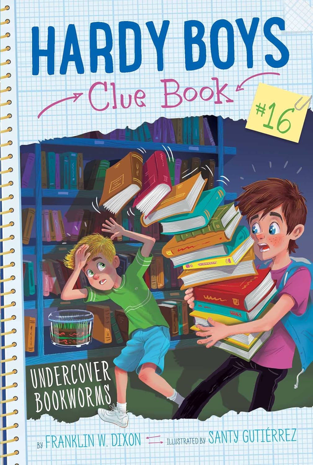 Undercover Bkworms: Volume 16 (hardy Boys Clue Book, 16)