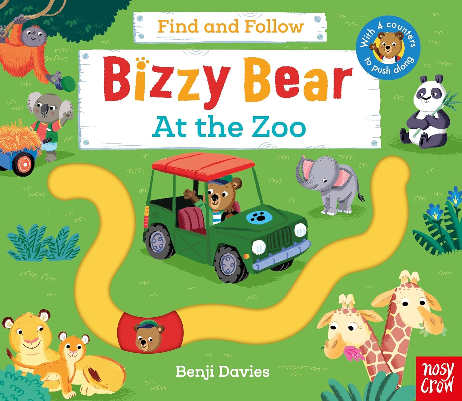 Bizzy Bear: Find and Follow at the Zoo