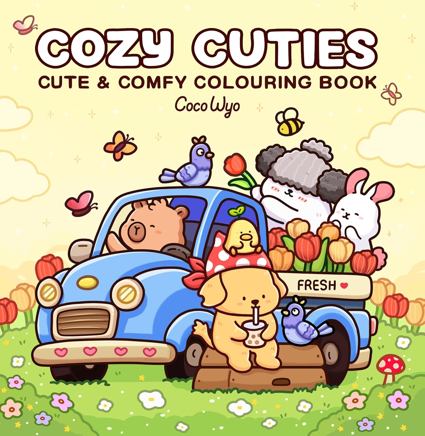 Cozy Cuties: Coloring Book