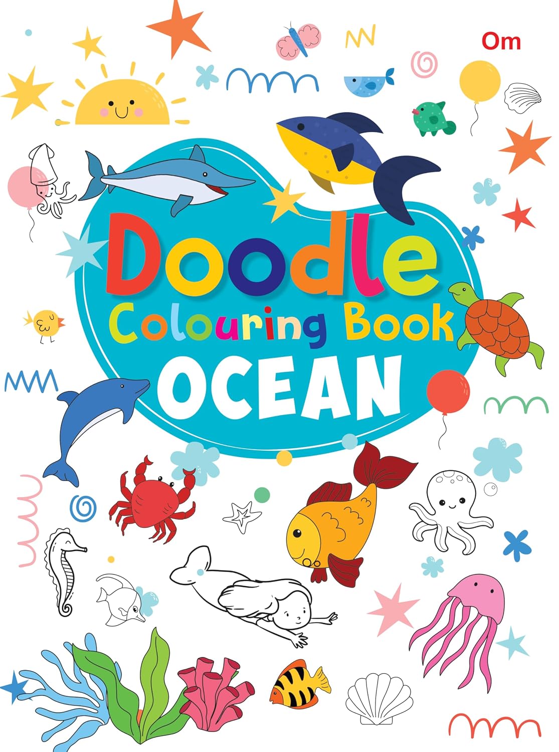 Doodle Colouring Book: Ocean