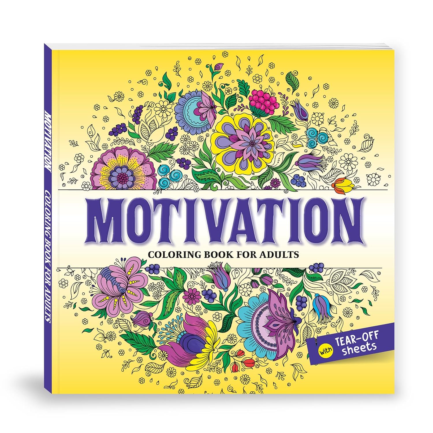 Motivational Quotes Colouring Book