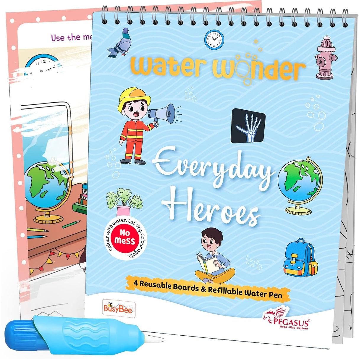 Reusable Magic Water Coloring Book