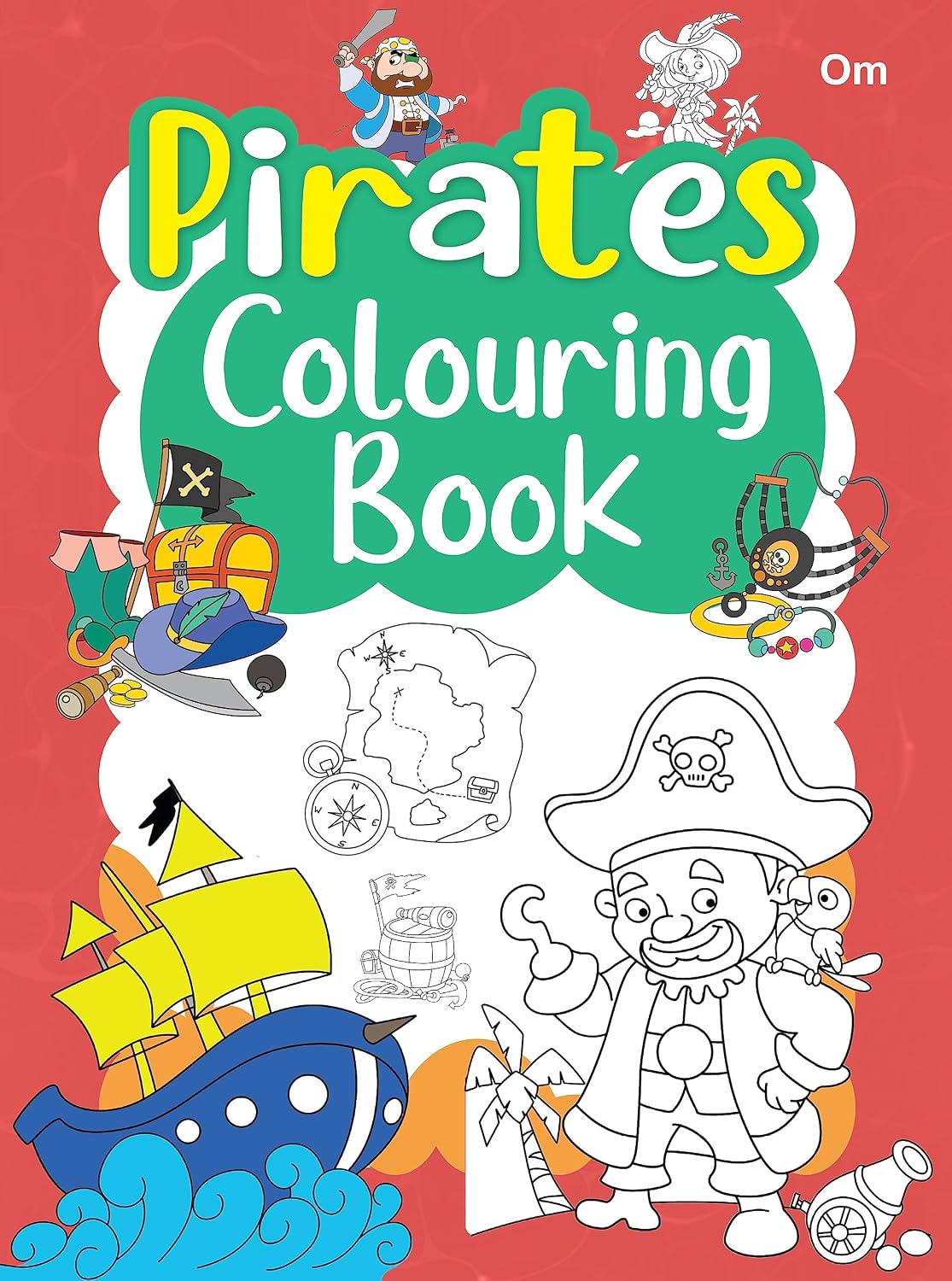 Colouring Book : Pirate Troubles Colouring Book