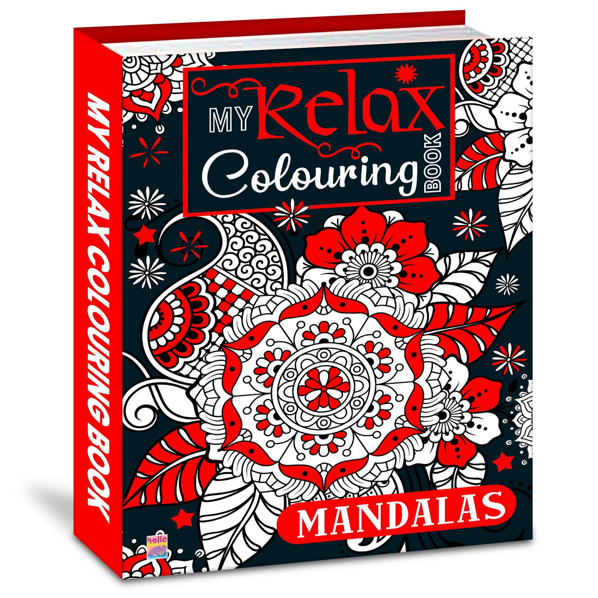 My Relax Mandala Colouring Book – Mandala Themed Coloring Activity Book for Kids – Fun and Creative - Ages 3+ Years: Red Villains Colouring__my Relax Colouring_mandalas