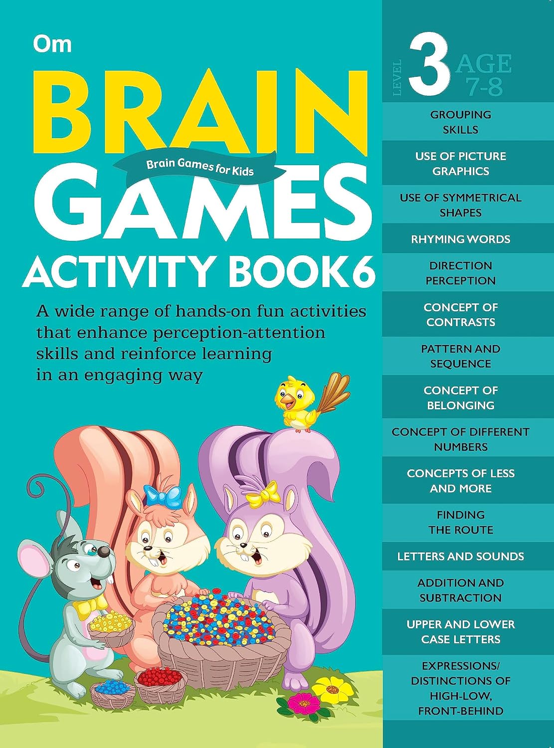 Brain Games for Kids Activity Book