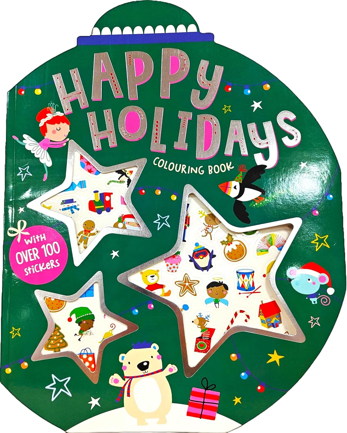 Happy Holidays Giant Coloring Book