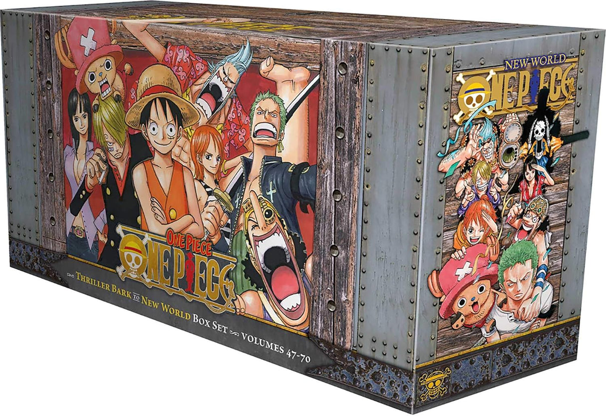 One Piece Box Set 3: Thriller Bark to New World Vol 47-70