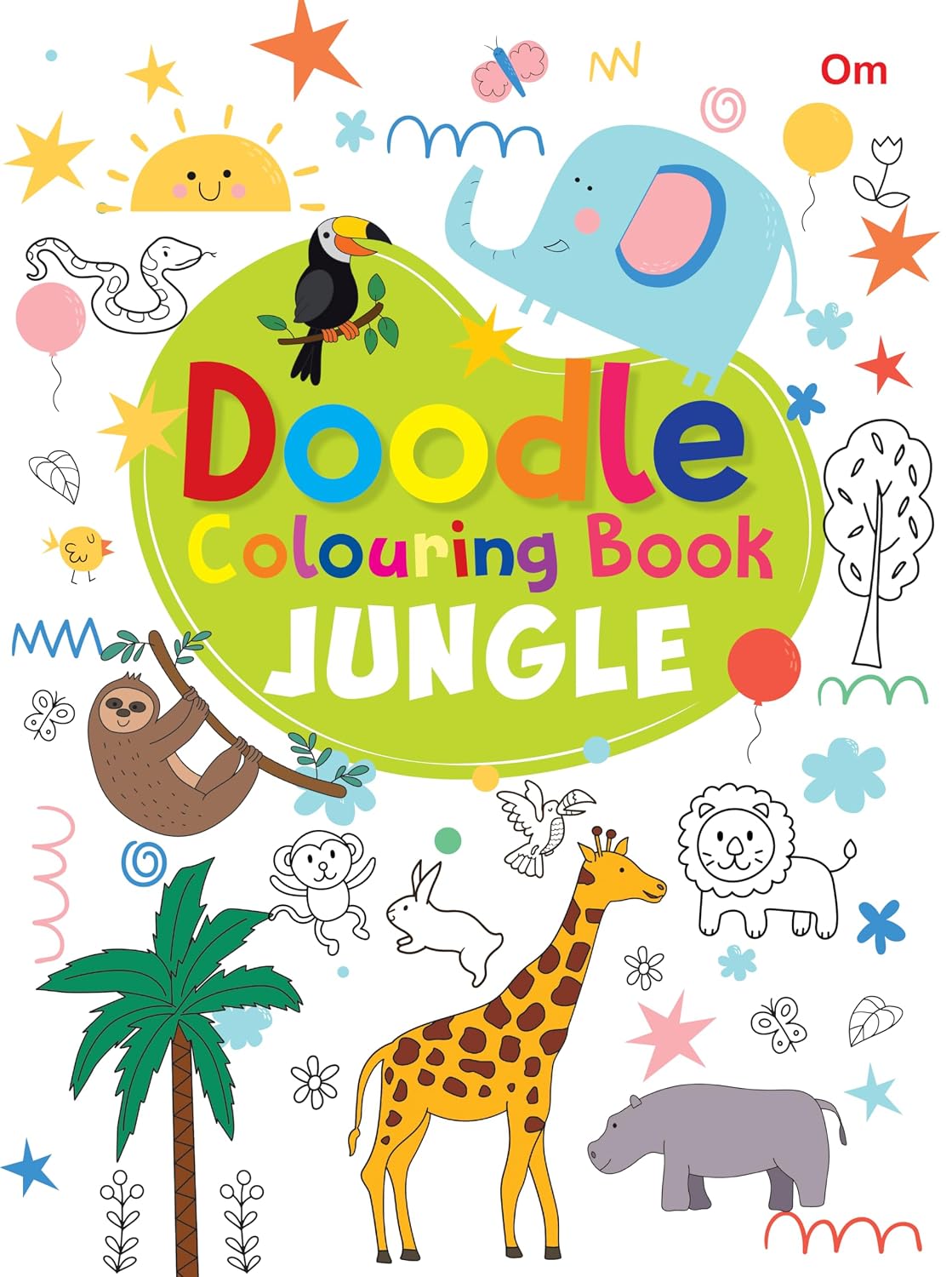 Doodle Colouring Book: Jungle