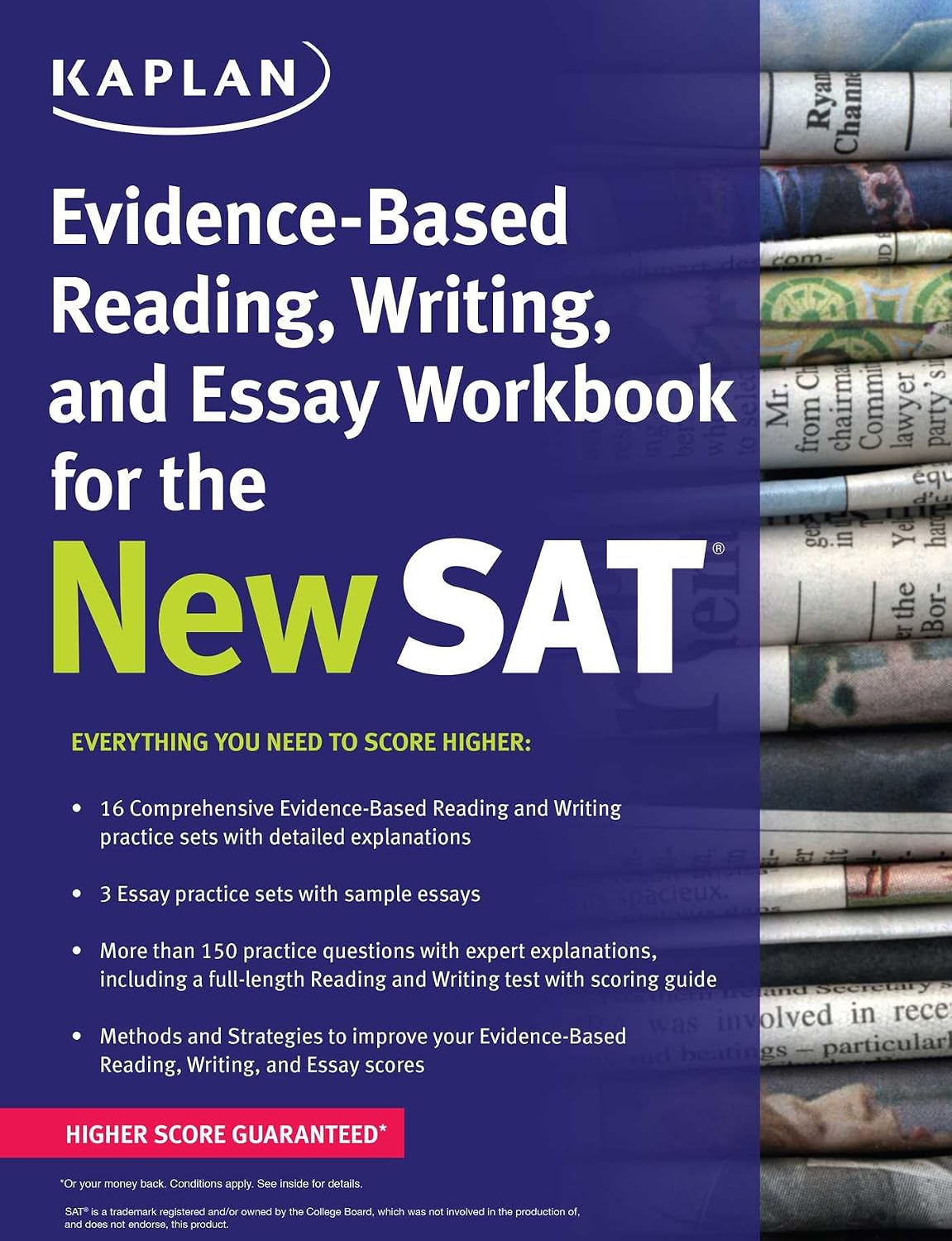 Evidence-based reading, writing, and essay workbook for the new SAT®