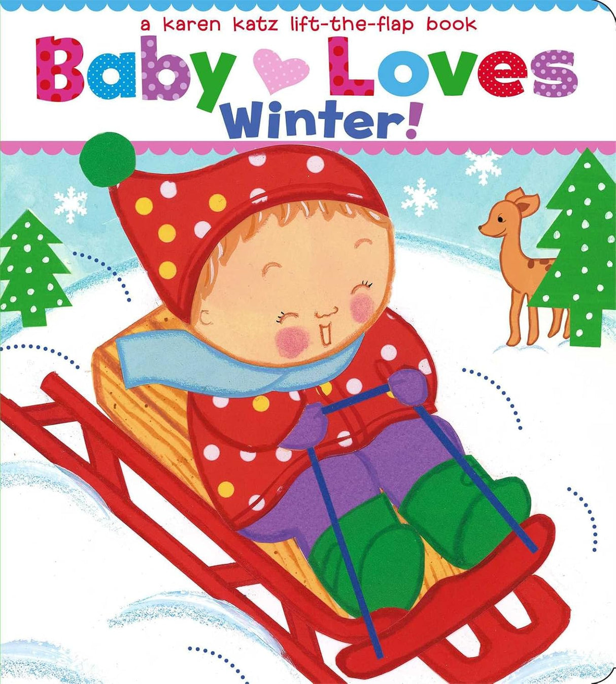 Baby loves winter!