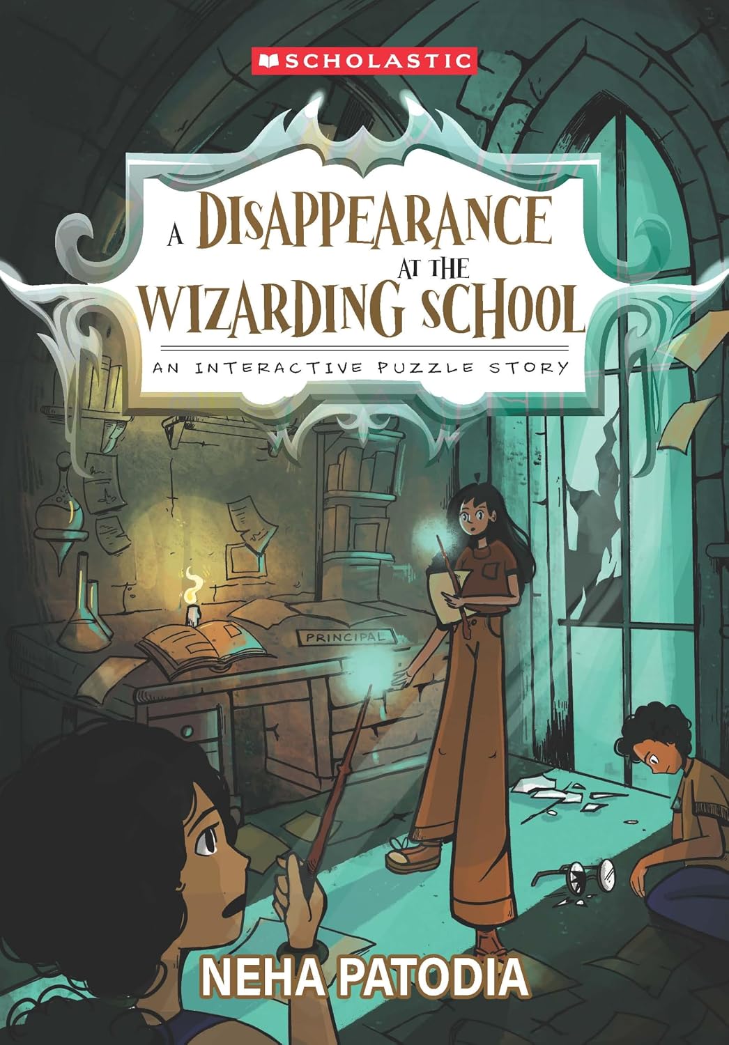A Disappearance at the Wizarding School: an Interactive Puzzle Story