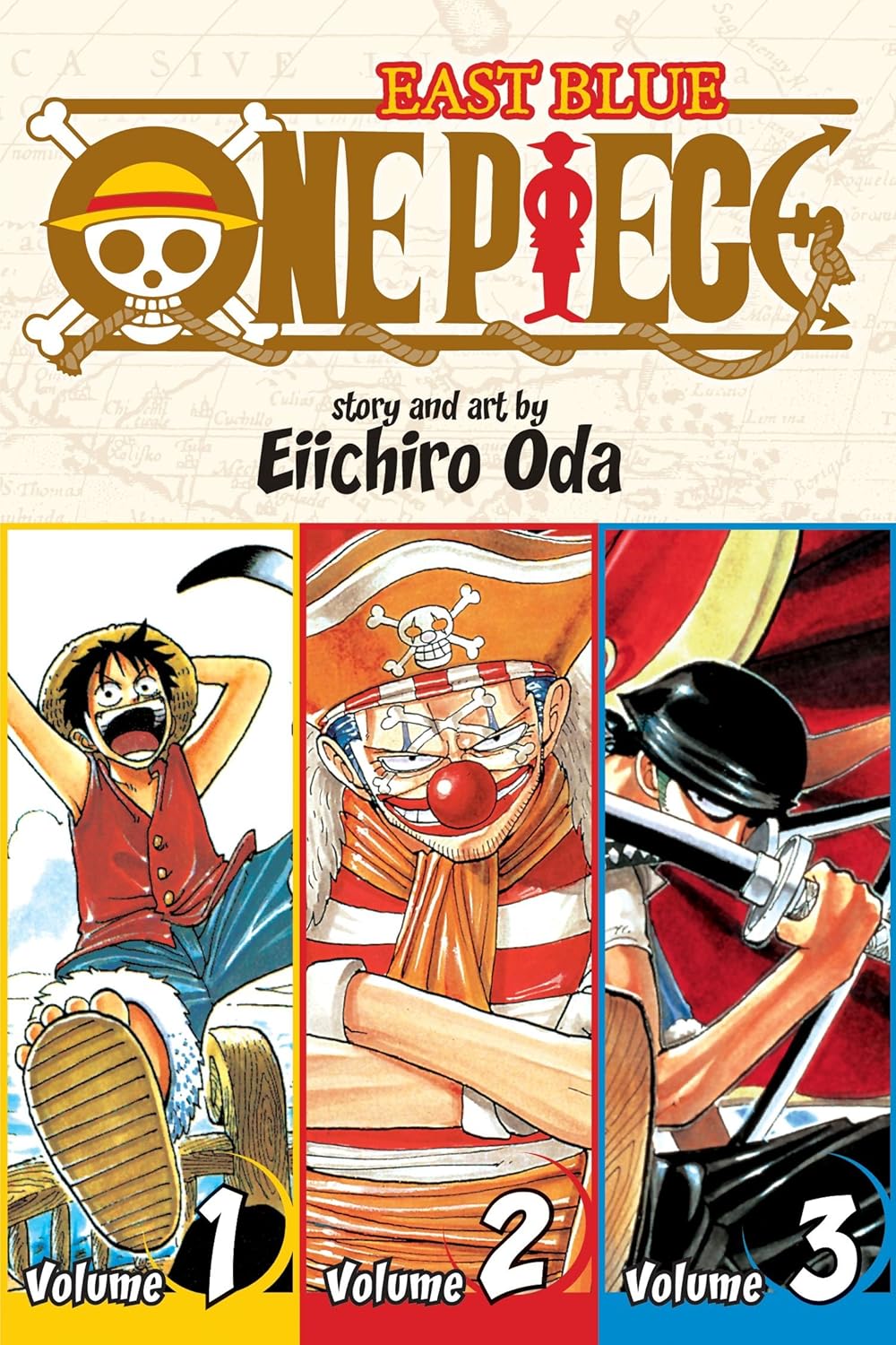One Piece Vol 1-3