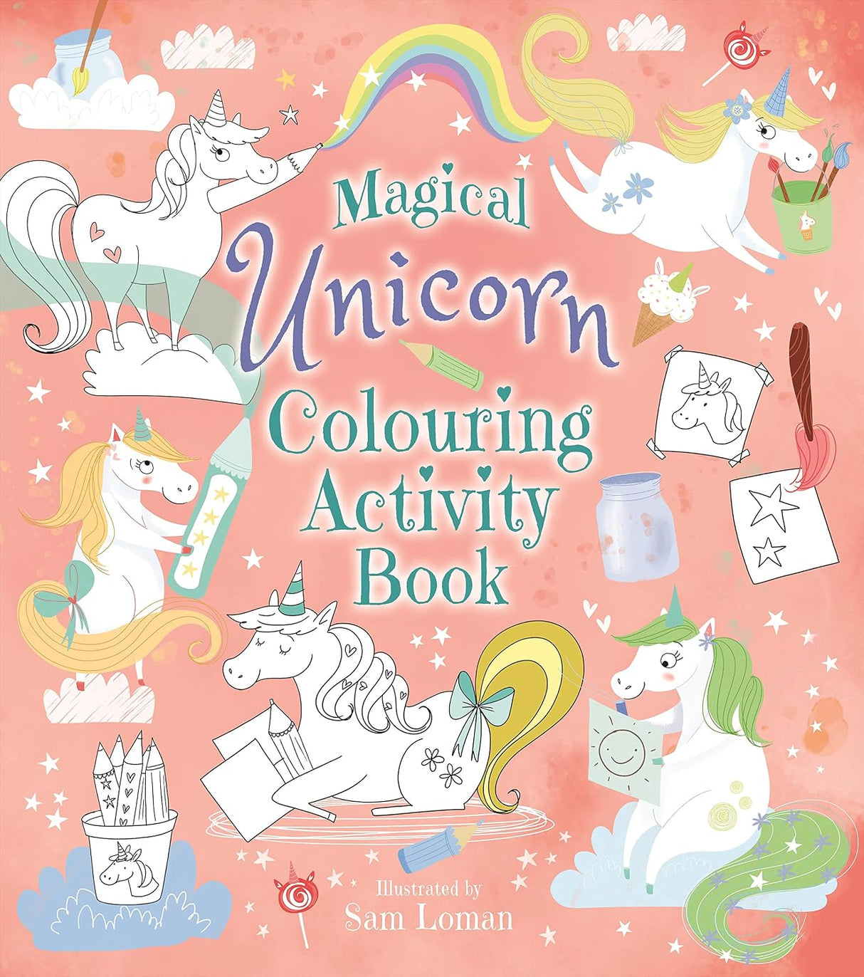 Magical Unicorn Colouring Activity Book