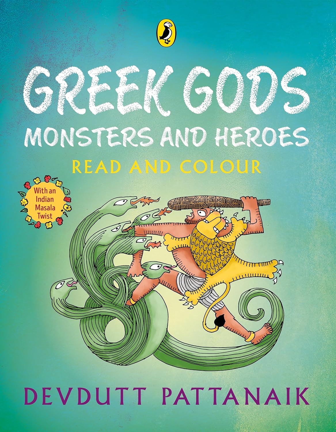 Greek Gods, Monsters and Heroes (read and Colour)