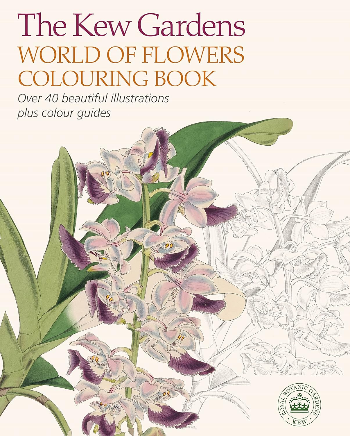 The Kew Gardnens World of Flowers Colouring Book