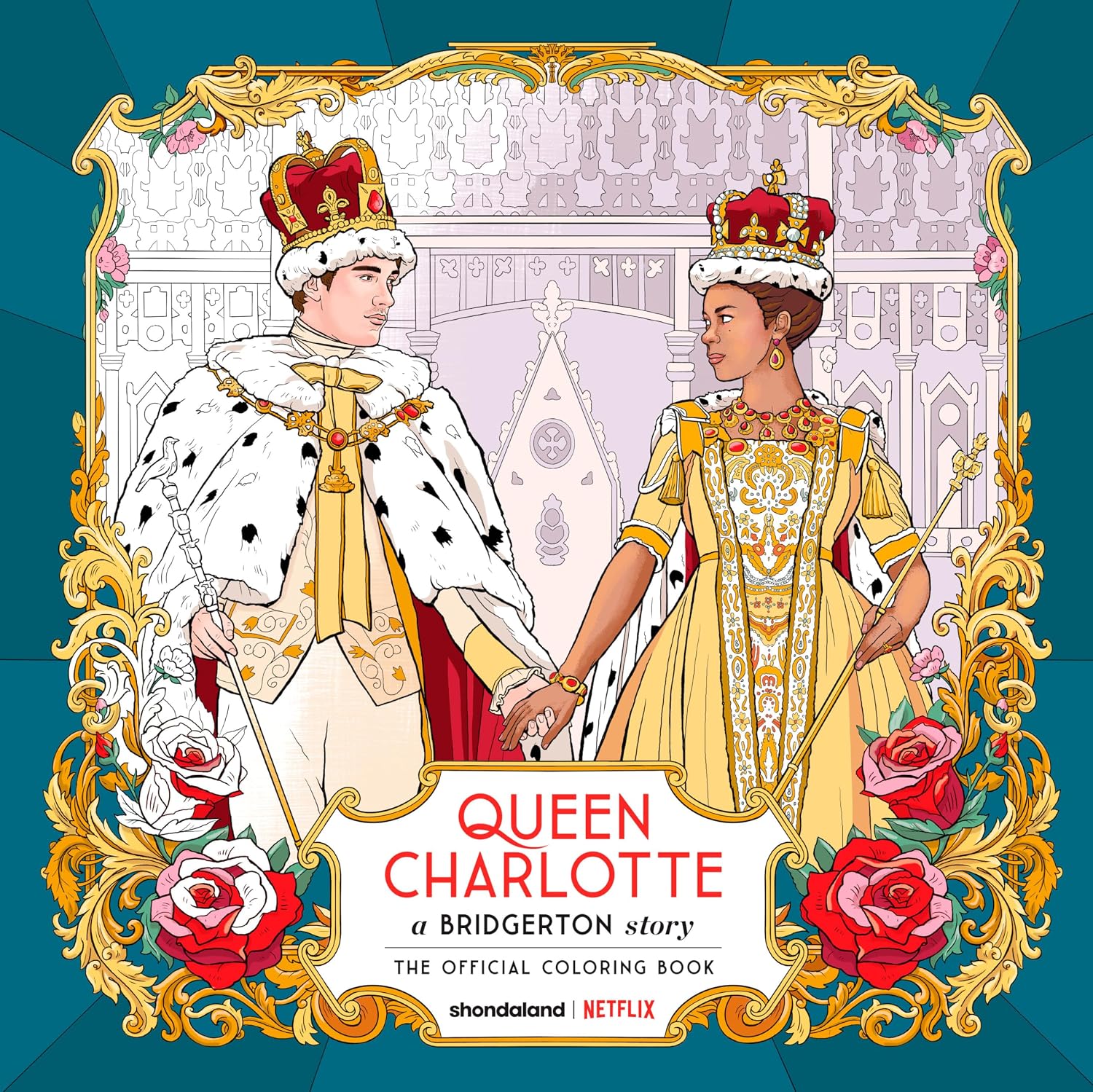 Queen Charlotte, a Bridgerton Story: the Official Coloring Book