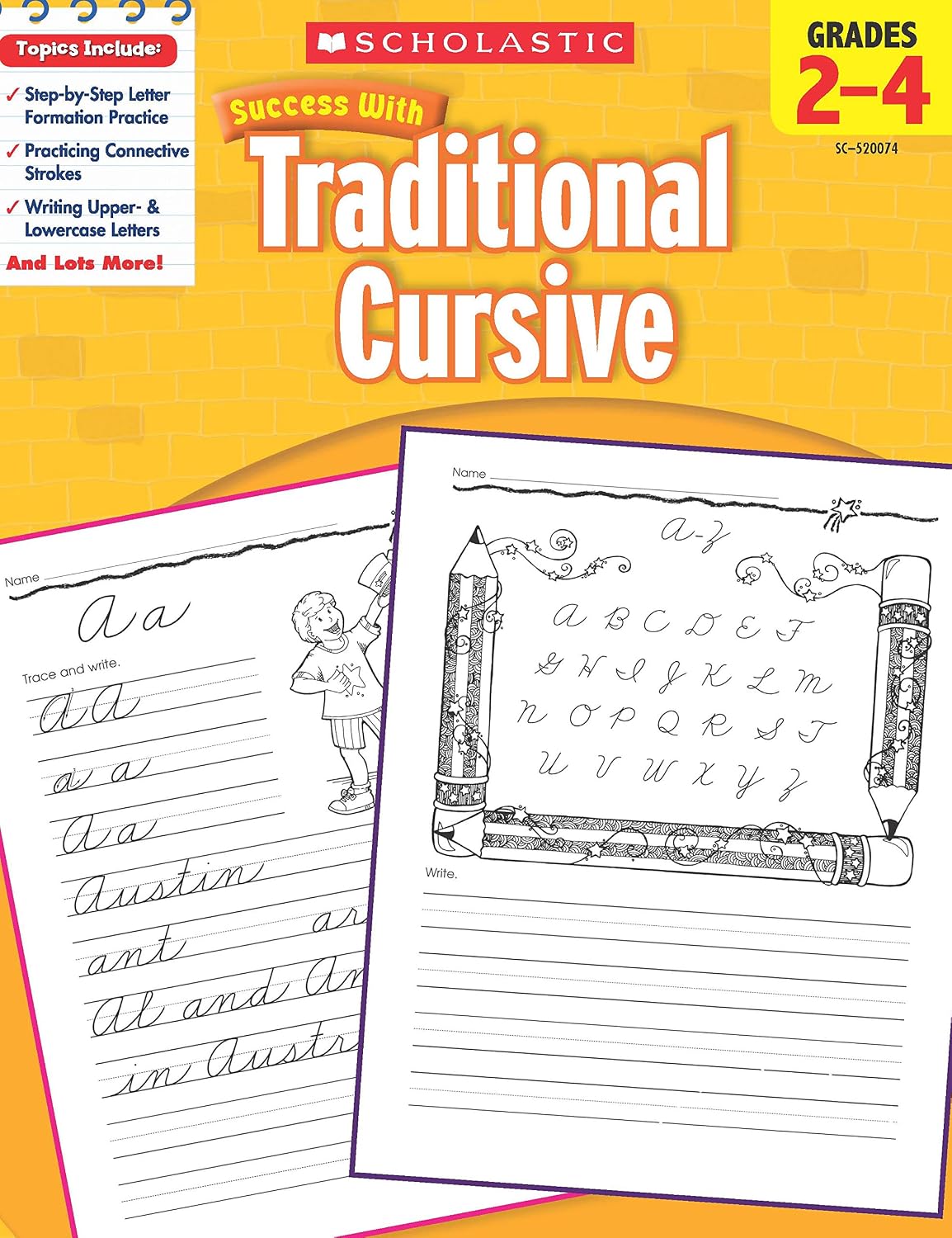 Scholastic Success with Traditional Cursive: Grades 2-4