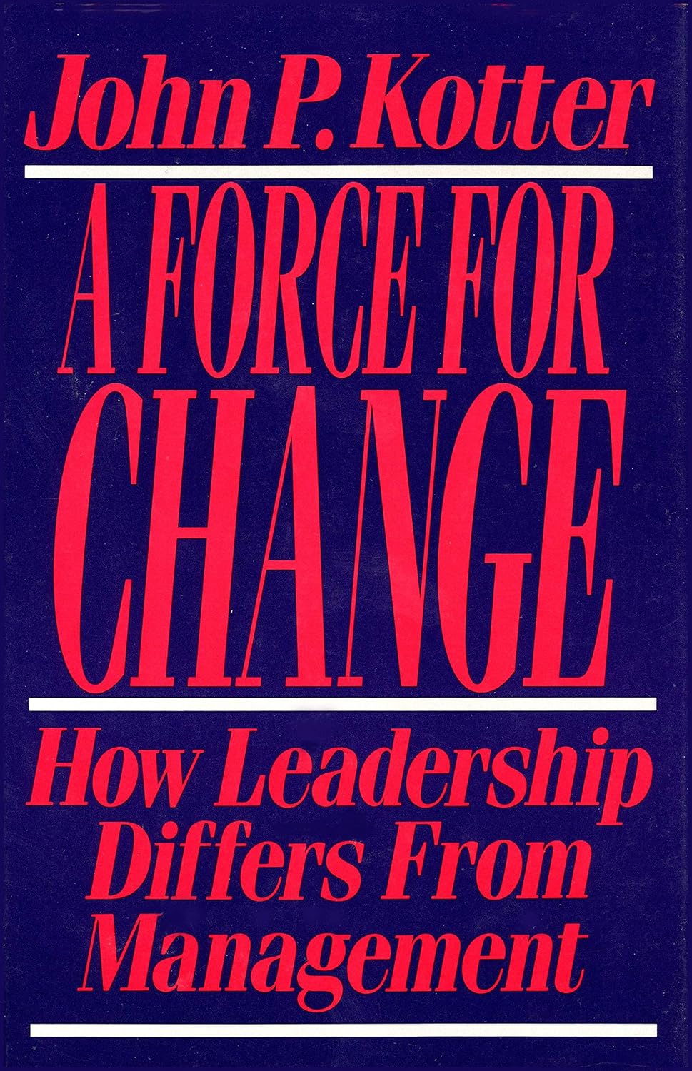 force for change: how leadership differs from management