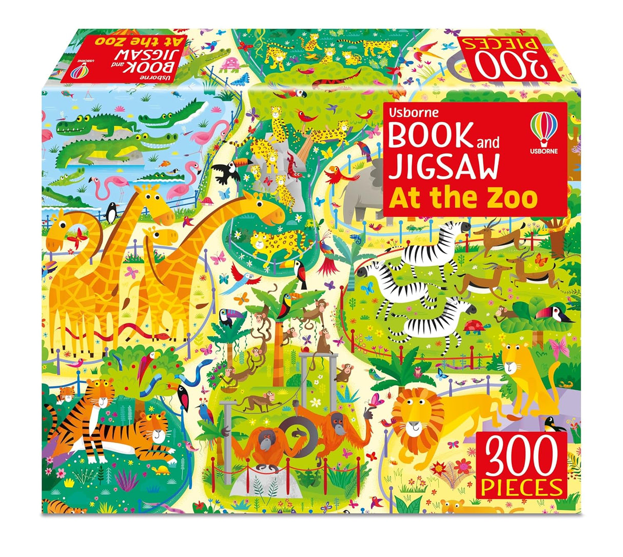 Usborne Book and Jigsaw at the Zoo
