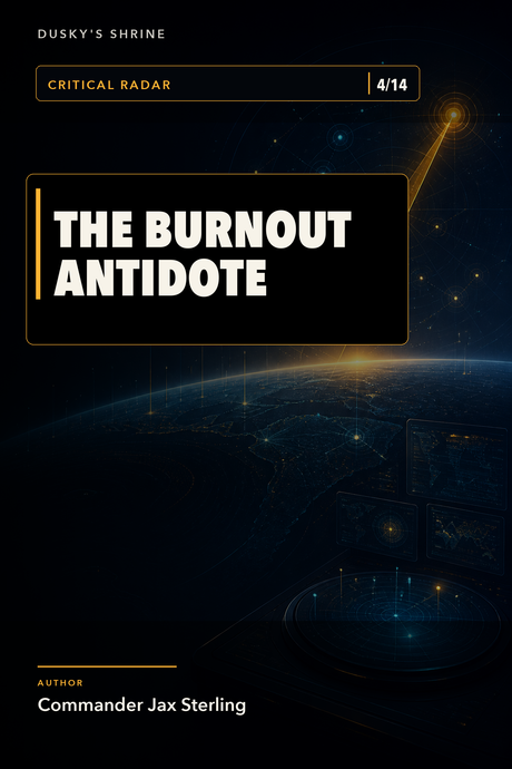 THE BURNOUT ANTIDOTE