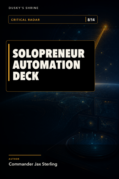 SOLOPRENEUR AUTOMATION DECK