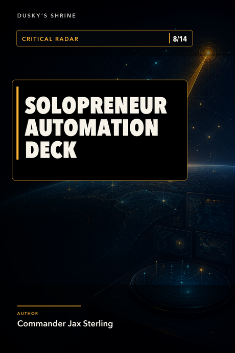 SOLOPRENEUR AUTOMATION DECK