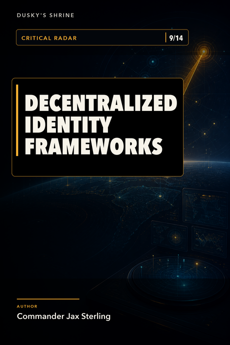 DECENTRALIZED IDENTITY FRAMEWORKS