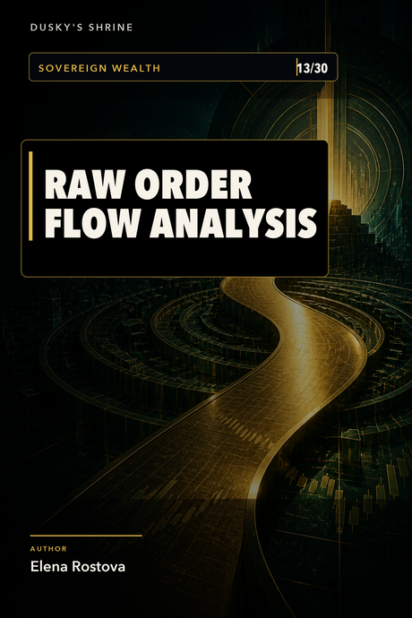 RAW ORDER FLOW ANALYSIS