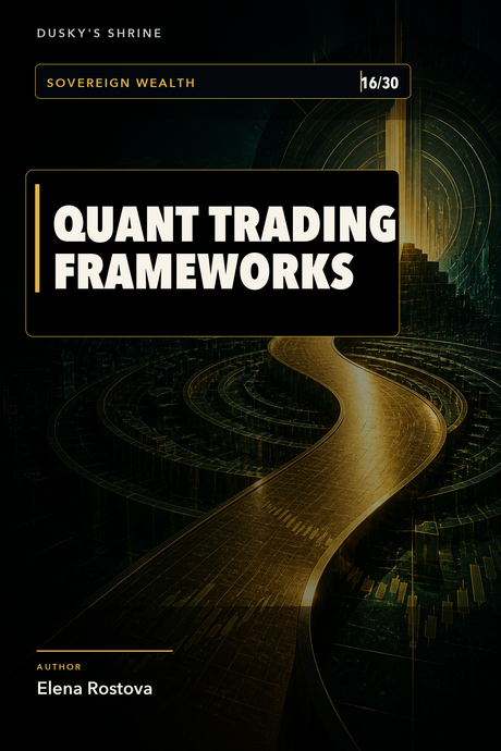 QUANT TRADING FRAMEWORKS