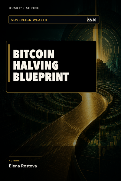 BITCOIN HALVING BLUEPRINT