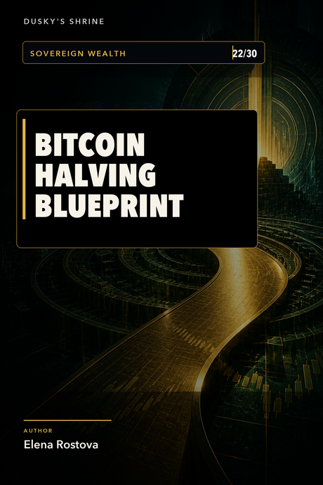 BITCOIN HALVING BLUEPRINT