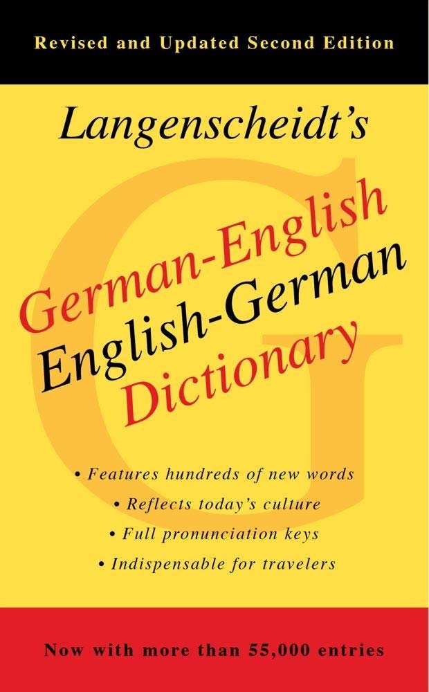 Langenscheidt's German-English, English-German dictionary