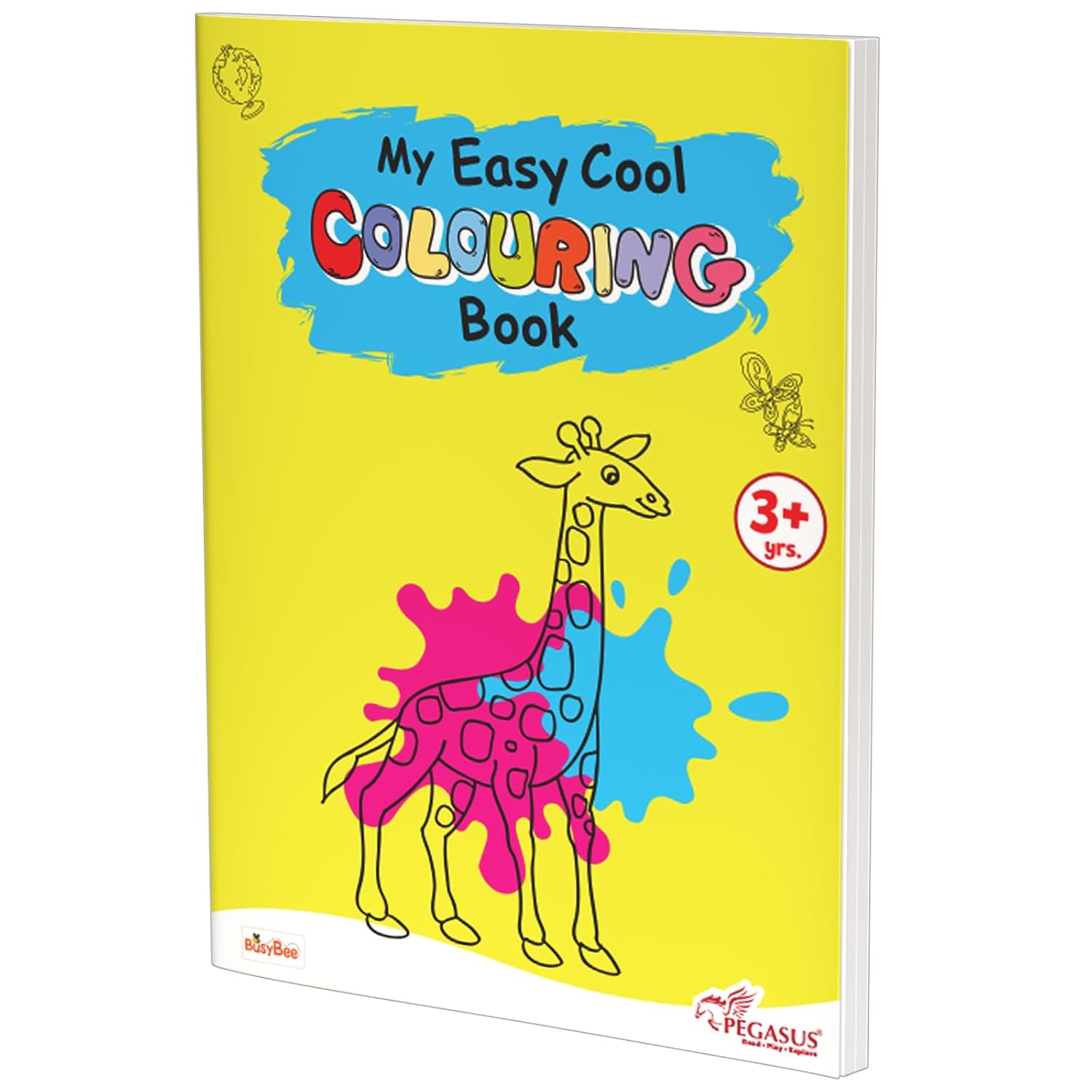 My Easy Cool Colouring Book 3+ Yrars: 80 Big Pictures to Colour (jumbo Colouring)