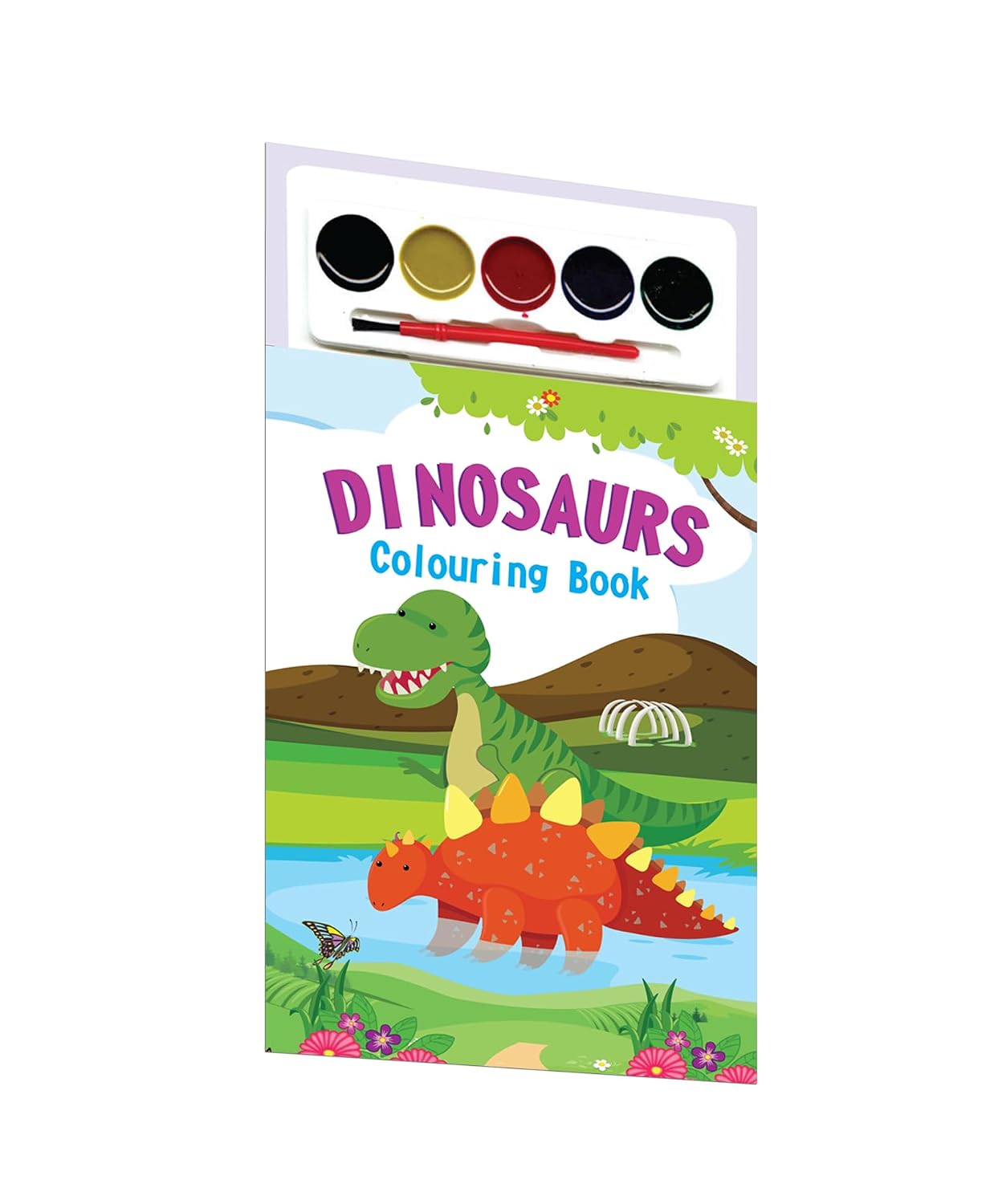 Dinosaur Water Colouring Book