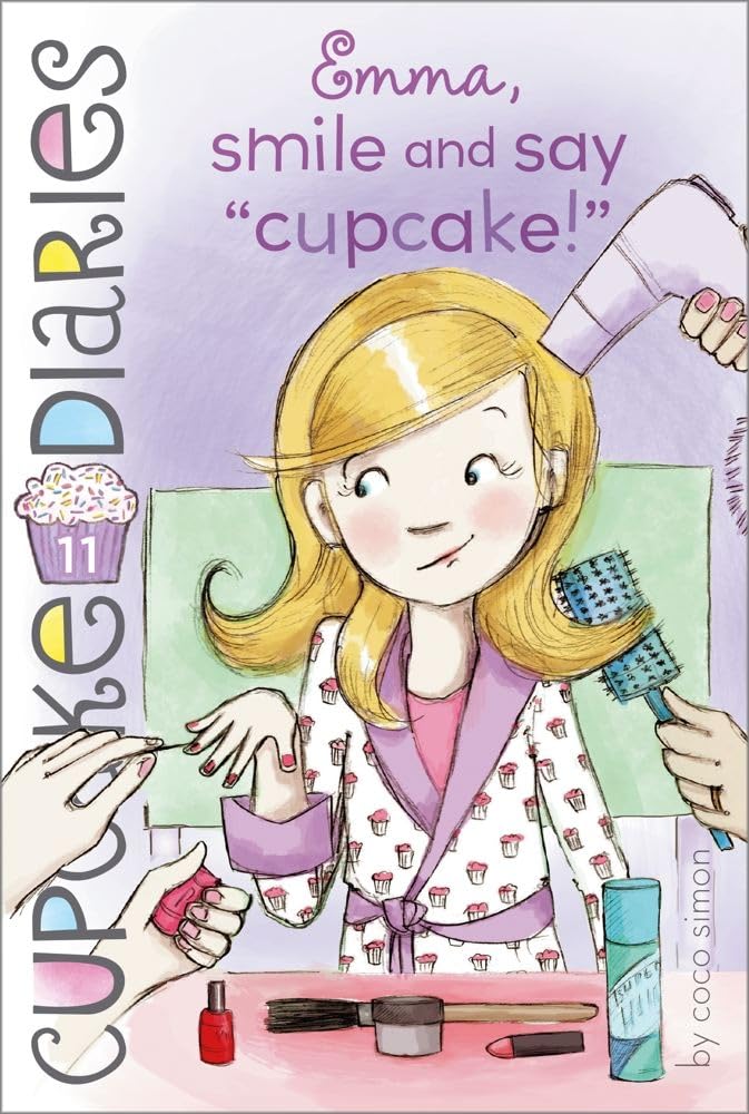 Emma, Smile and Say "cupcake!"