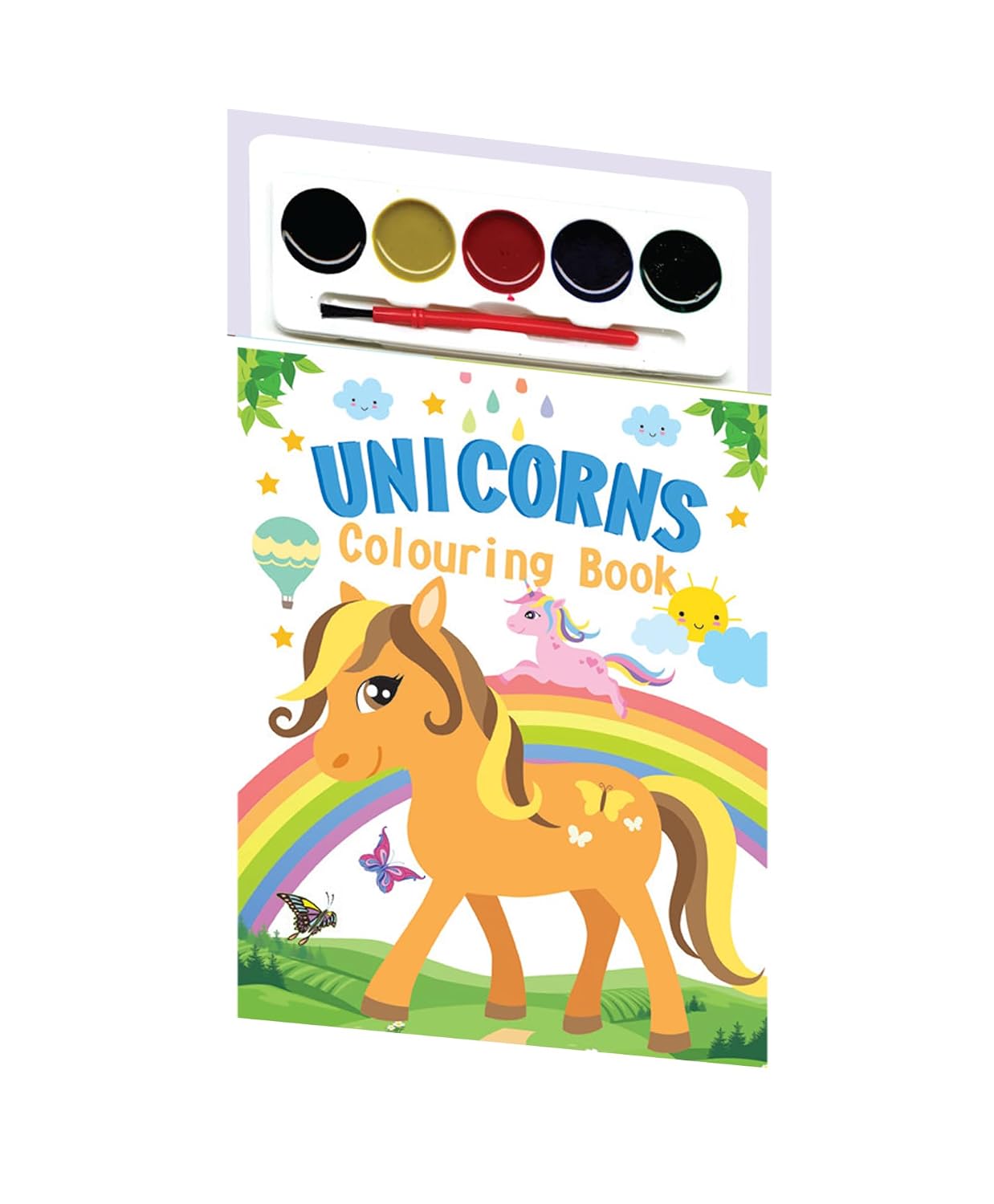 Unicorn Water Colouring Book