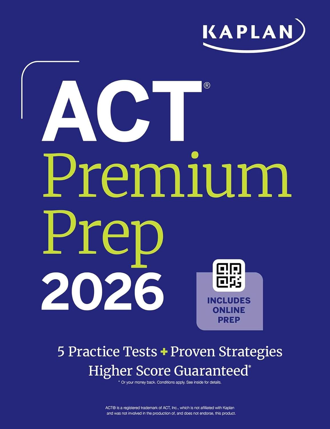 Act Premium Prep 2026 (kaplan Test Prep)