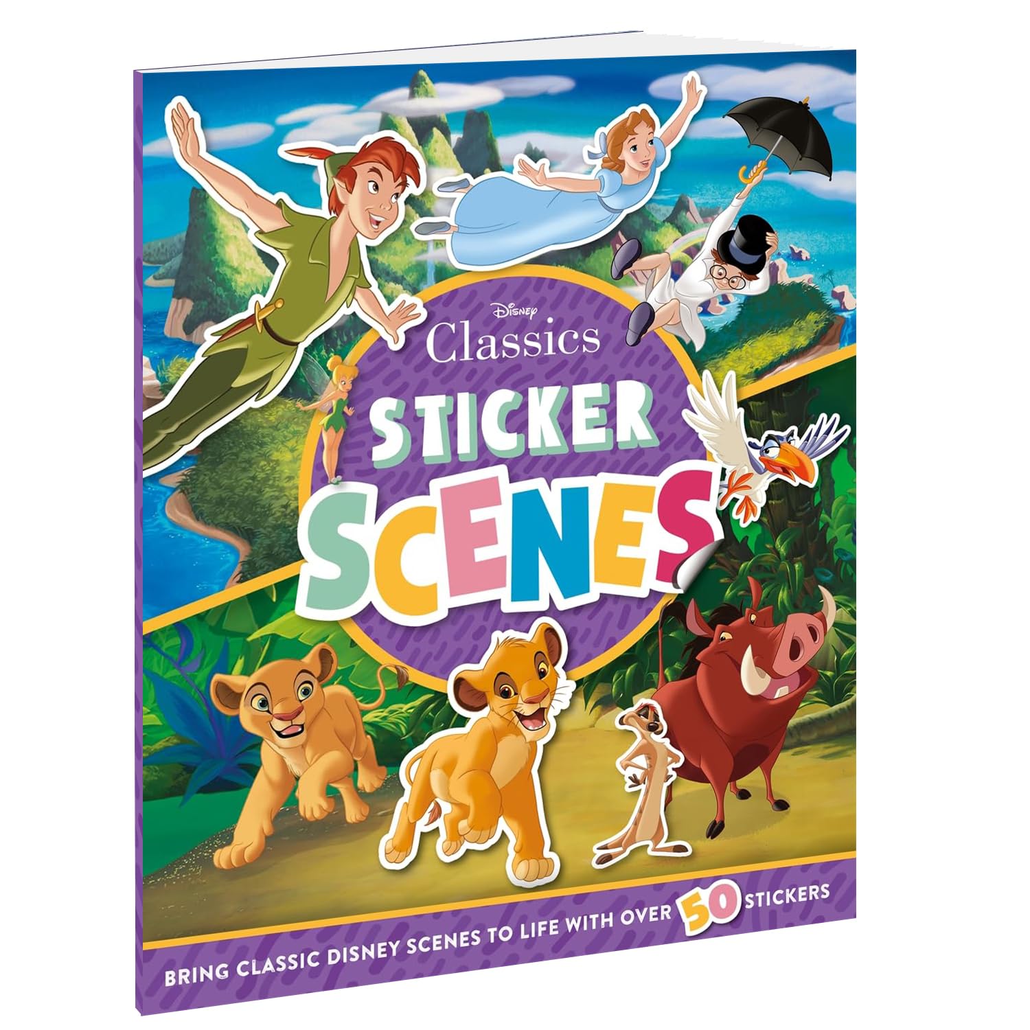 Disney Classics: Sticker Scenes Book
