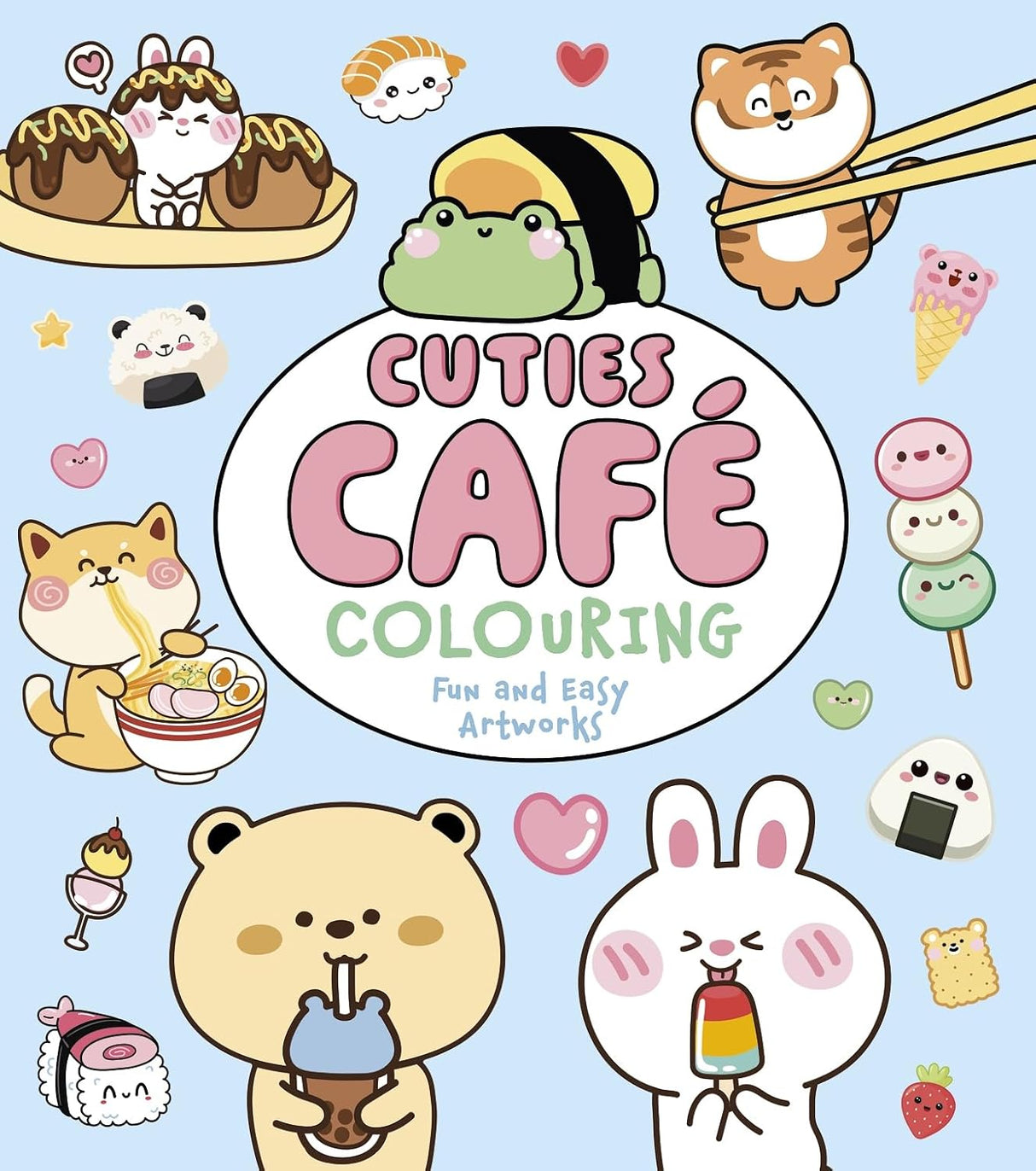 Cuties Café Colouring: Fun and Easy Artworks